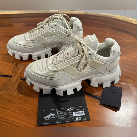 Prada Cloudbust Thunder “chalk white” sneaker. Brand new. Men’s size 9 - Picture 2 of 7